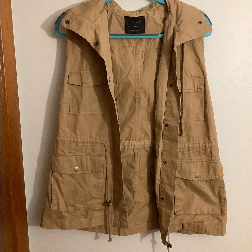 tan vest